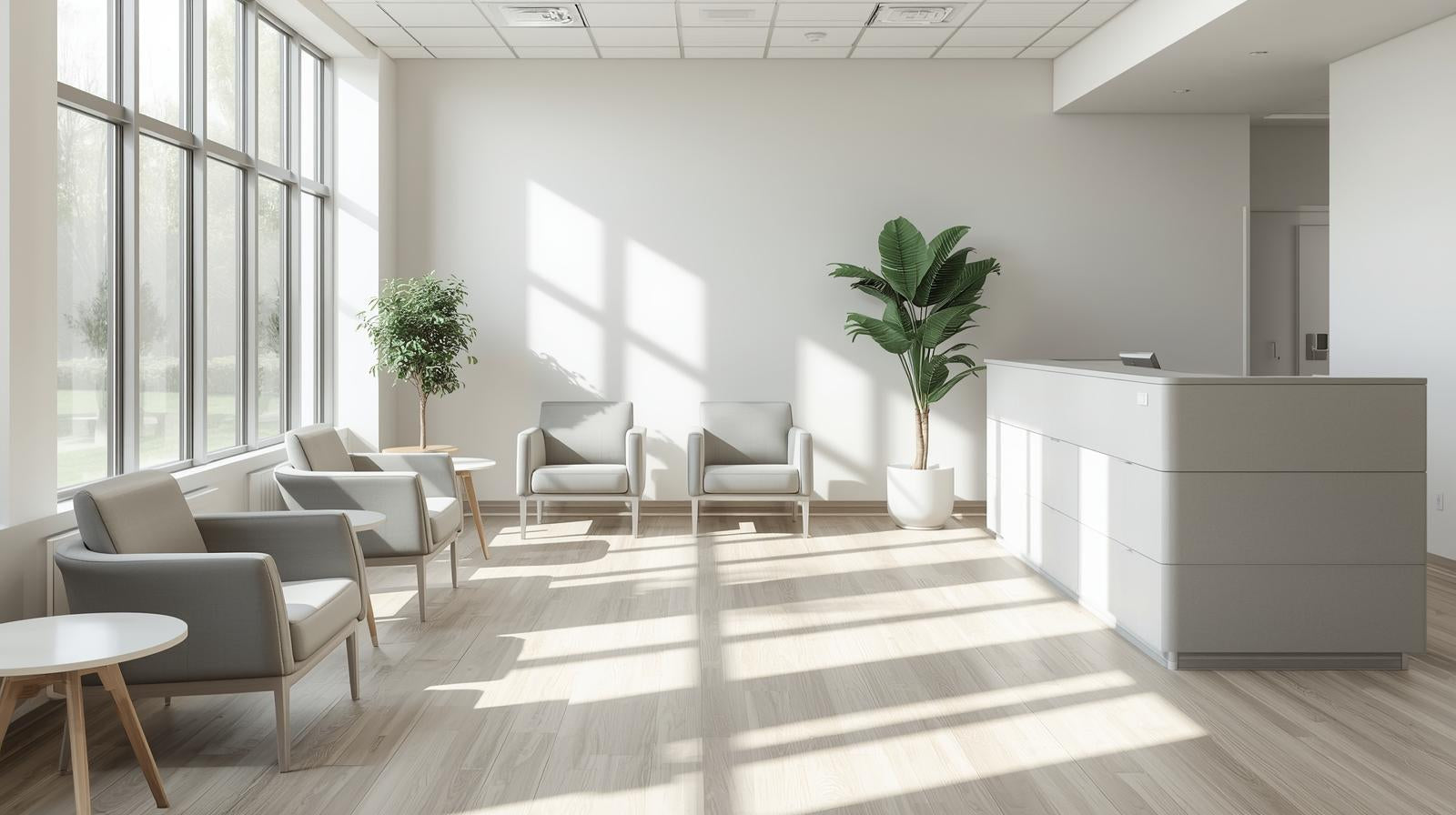 Bright Healthcare Reception/Waiting Room