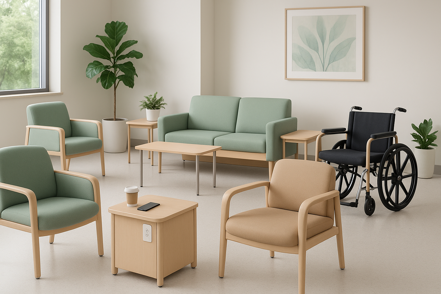 Patient-Centered Healthcare Waiting Room Furniture: Design Principles and Benefits