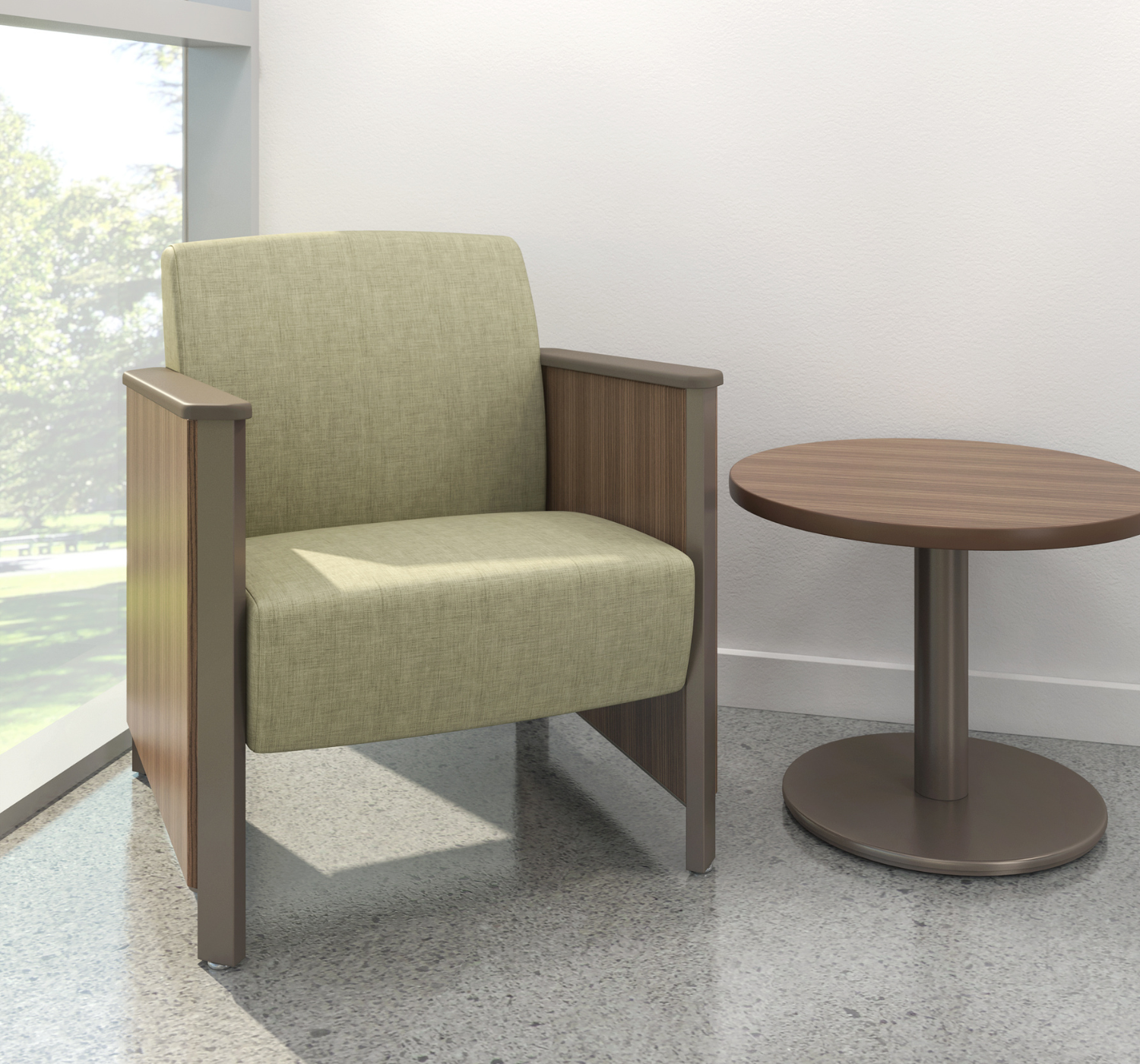 Heavy Duty Trumpet, Disc, Square & Rectangular Metal Bases | Spec Furniture