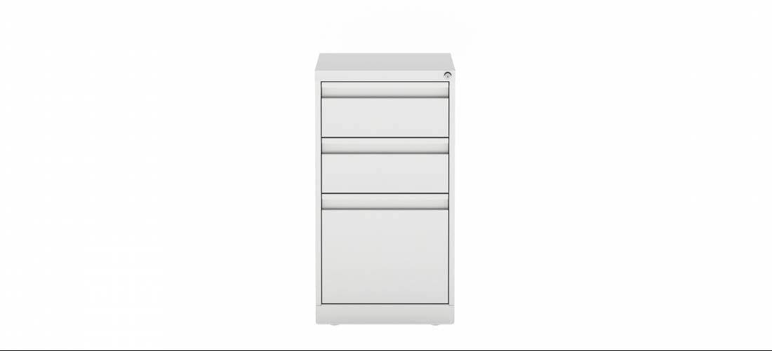 9300P Series Worksurface Supporting Pedestals | Locking Drawers Pedestal Global Furniture Group 