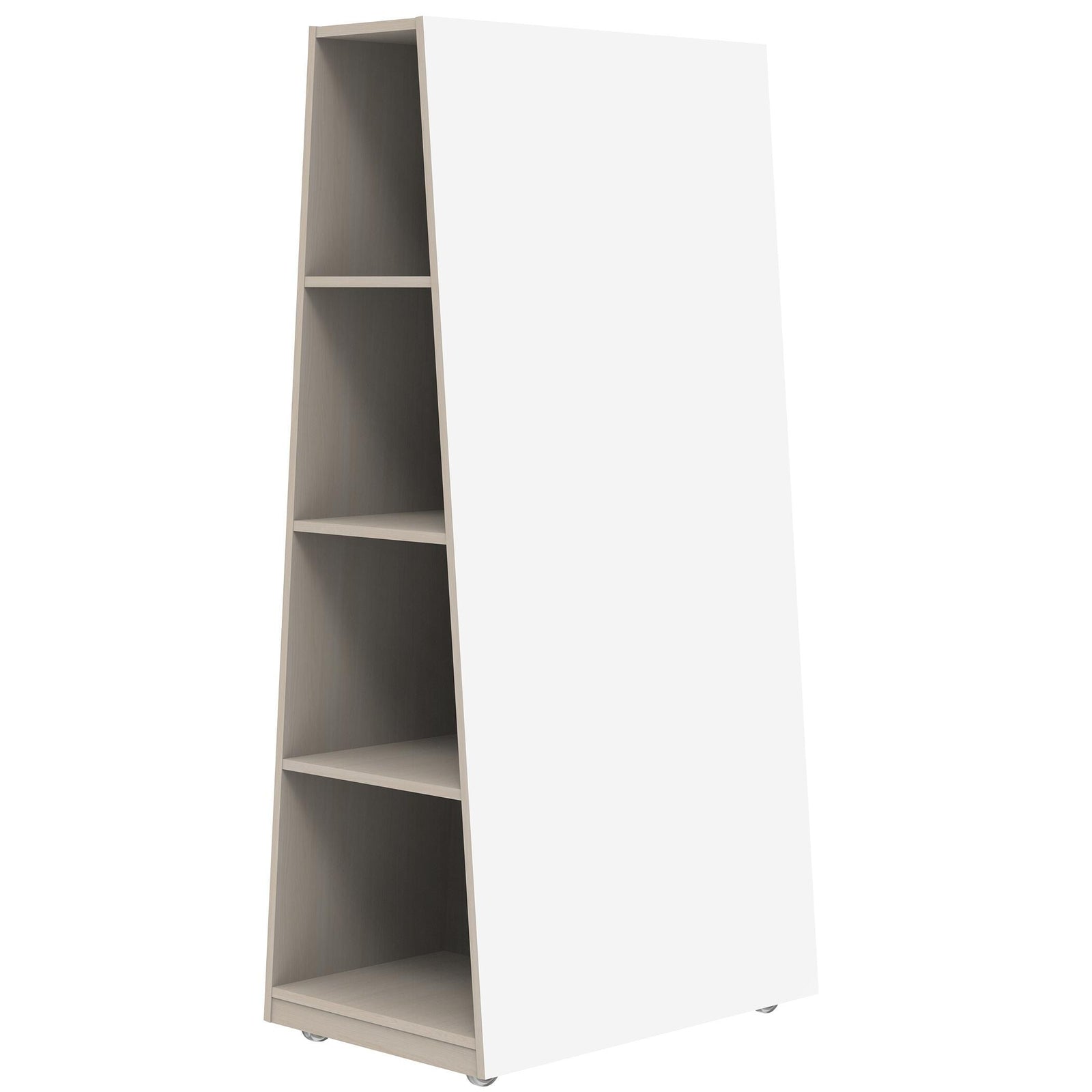 AF Mobile Wood Charting Whiteboard & Storage Cabinet