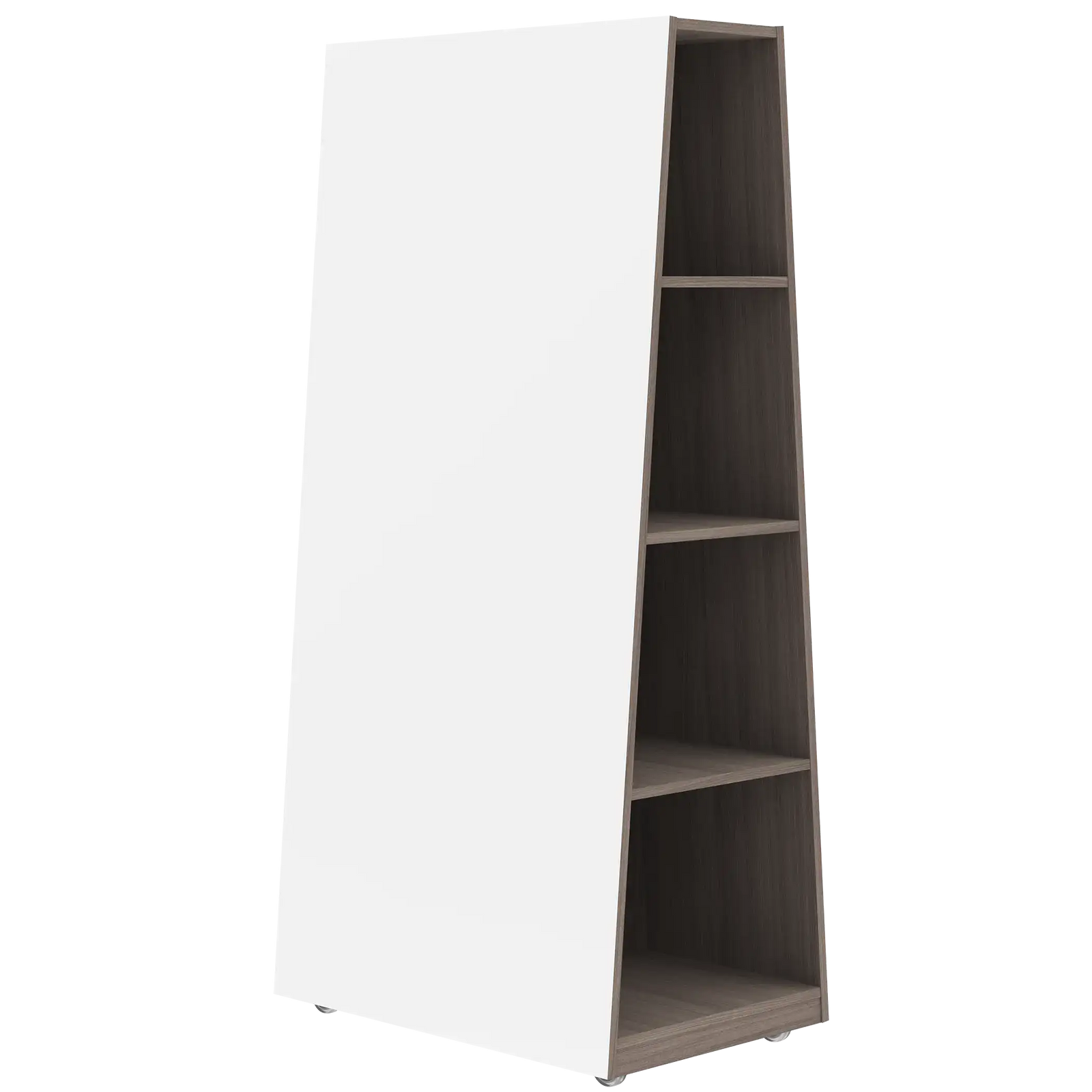 AF Mobile Wood Charting Whiteboard & Storage Cabinet