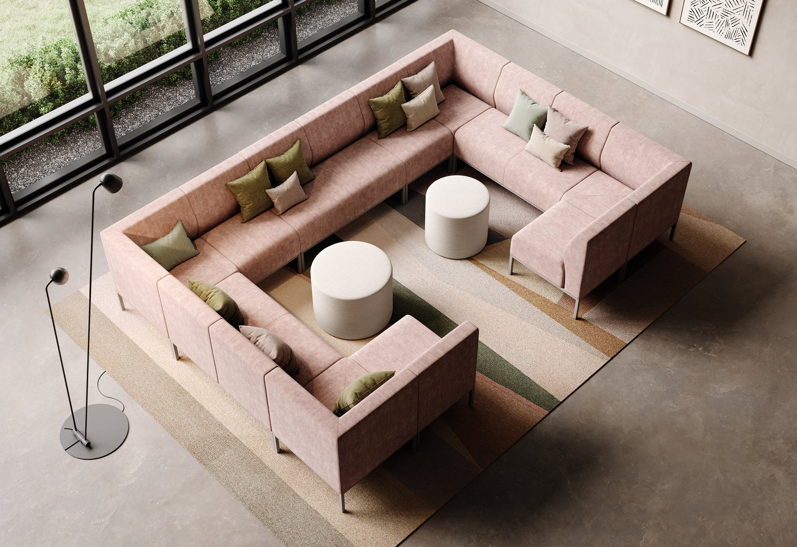 Spec Bud Modular Ottomans – Versatile Lounge Seating for Healthcare, Office & Hospitality