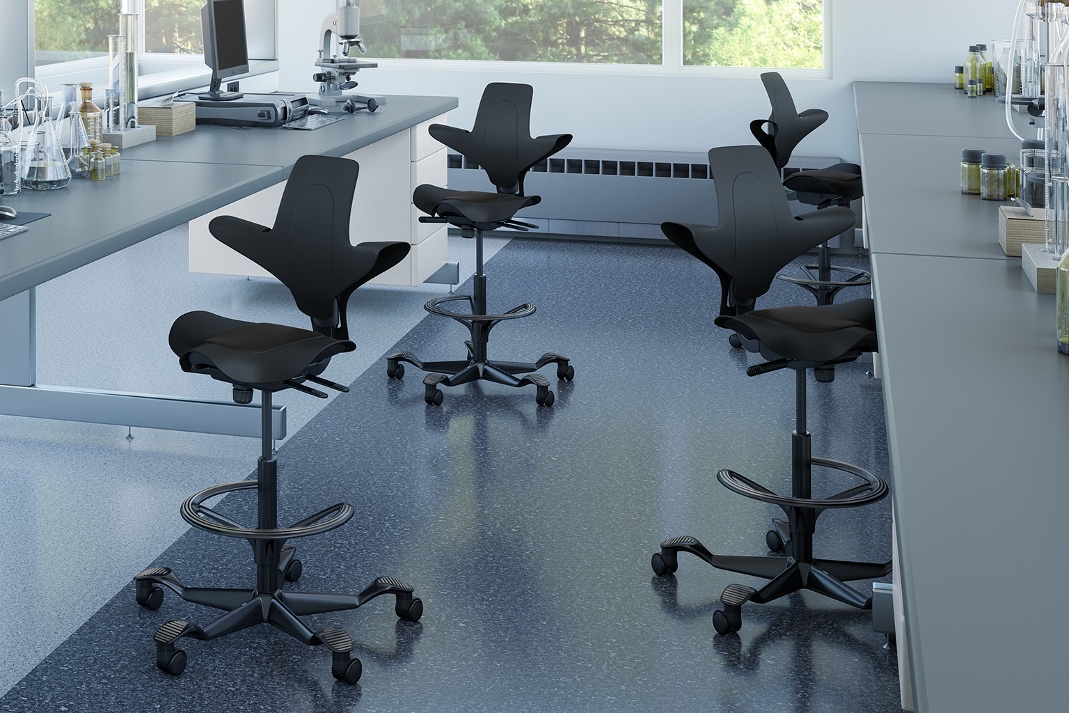 HÅG Capisco Plus Ergonomic Office Chair | Saddle Seat for Active Sitting | 9to5 Seating