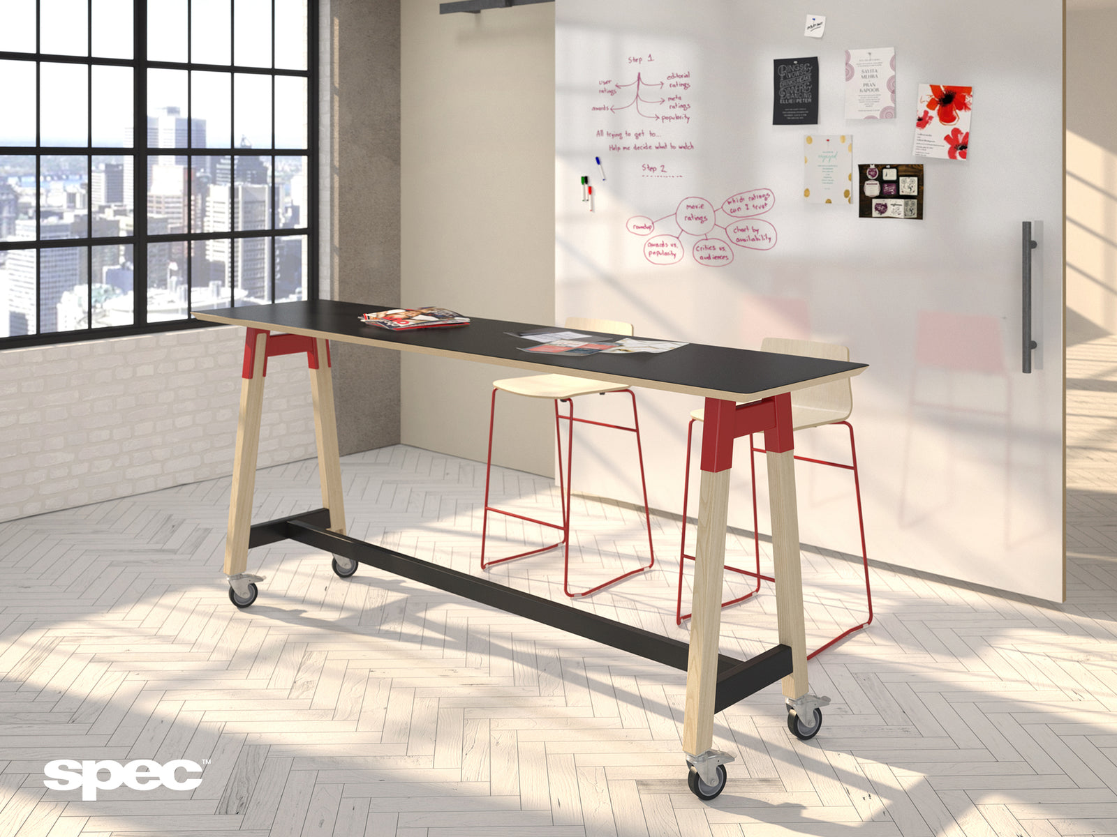 Docker Collaborative Tables – Customizable Work Benches for Offices & Healthcare Spaces