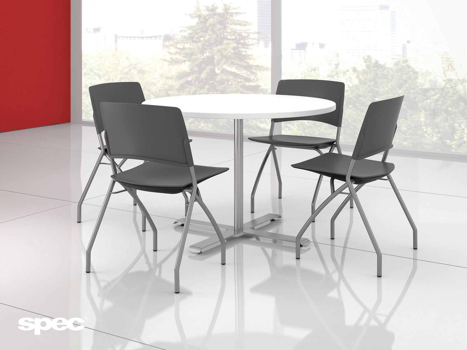Eighteen5 Heavy-Duty Nesting Chairs – 500lb Capacity, Space-Saving & Healthcare-Ready