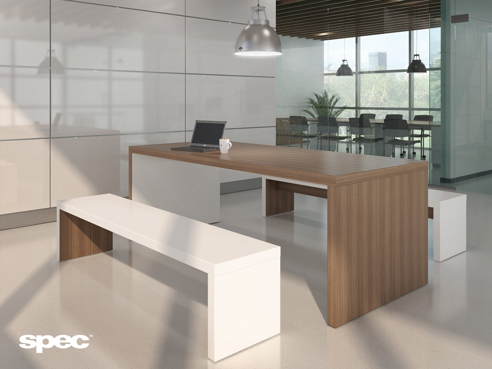 EndZone Bench – Customizable Seating with Power Options | Healthcare & Office Use
