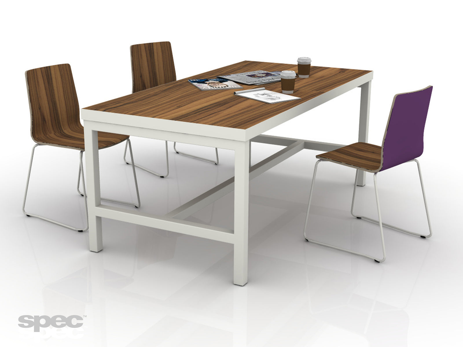 SPEC Jazzy Chairs & Stools – Customizable, Stackable Seating for Modern Spaces