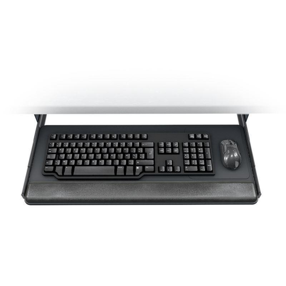 Fellowes 25" Medical Keyboard Drawer w/ Palm Rest | Ergonomic Healthcare Workspace Solution