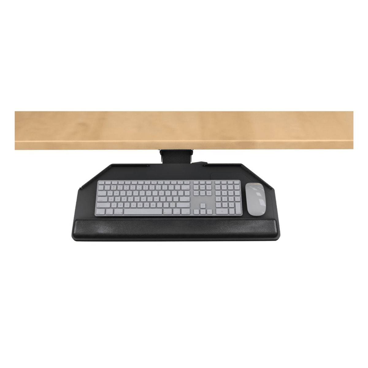 Fellowes Corner Keyboard Tray & Arm: Ergonomic Healthcare Workstation Solution | BIFMA Compliant