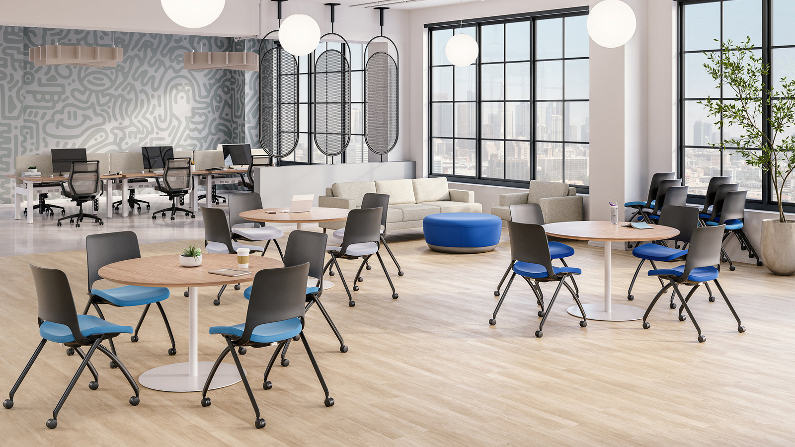 SitOnIt Flyte Nesting & Stacking Chair | Space-Saving & Mobile