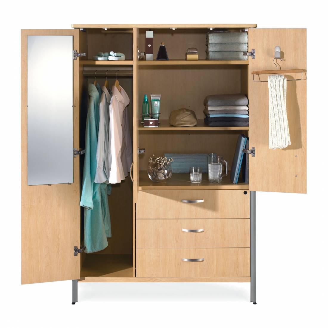 Global Sonoma Wardrobes – Space-Saving, Durable & Ventilated Storage for Care Homes
