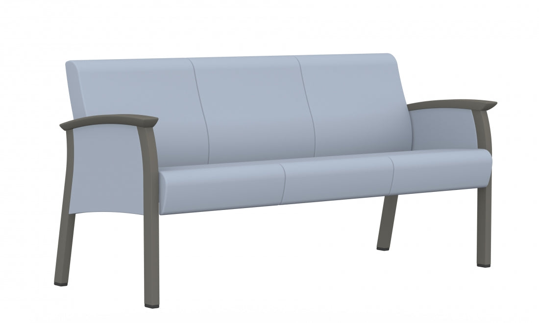 Global Primacare Guest Series – Heavy-Duty Steel Healthcare Seating for High-Traffic Areas