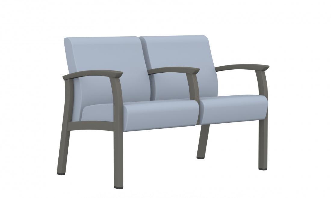 Global Primacare Guest Series – Heavy-Duty Steel Healthcare Seating for High-Traffic Areas