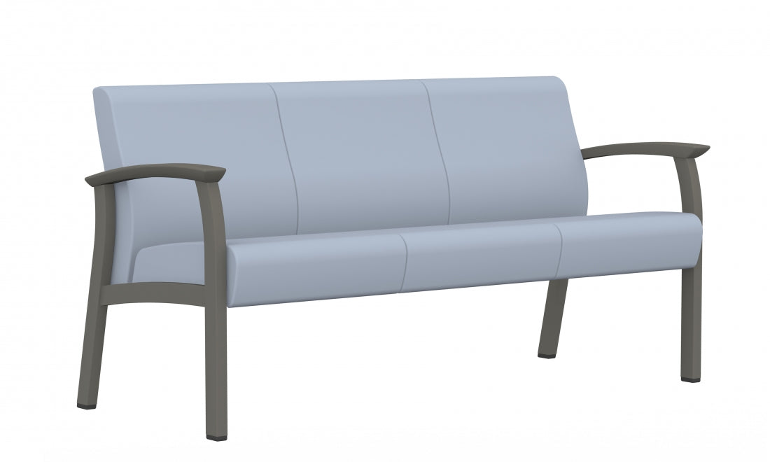 Global Primacare Guest Series – Heavy-Duty Steel Healthcare Seating for High-Traffic Areas