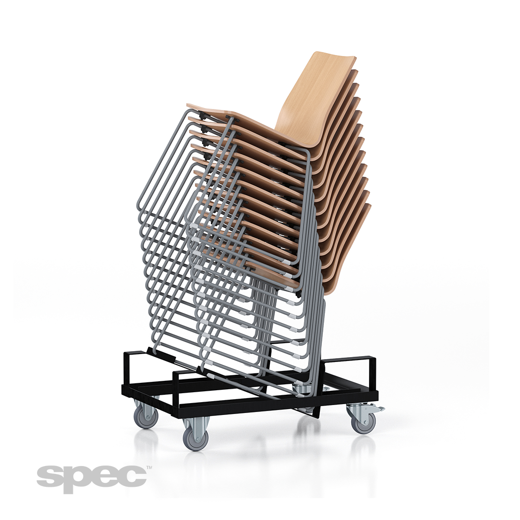SPEC Jazzy Chairs & Stools – Customizable, Stackable Seating for Modern Spaces