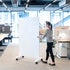 eM Mobile Clinical Magnetic Glass Whiteboard