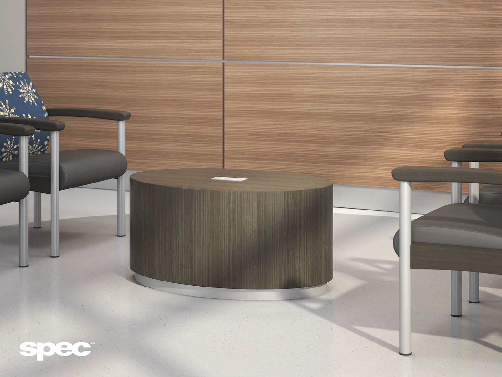 SPEC Drum, Cube & Oval Tables –  Healthcare Tables | Multiple Finishes & Sizes