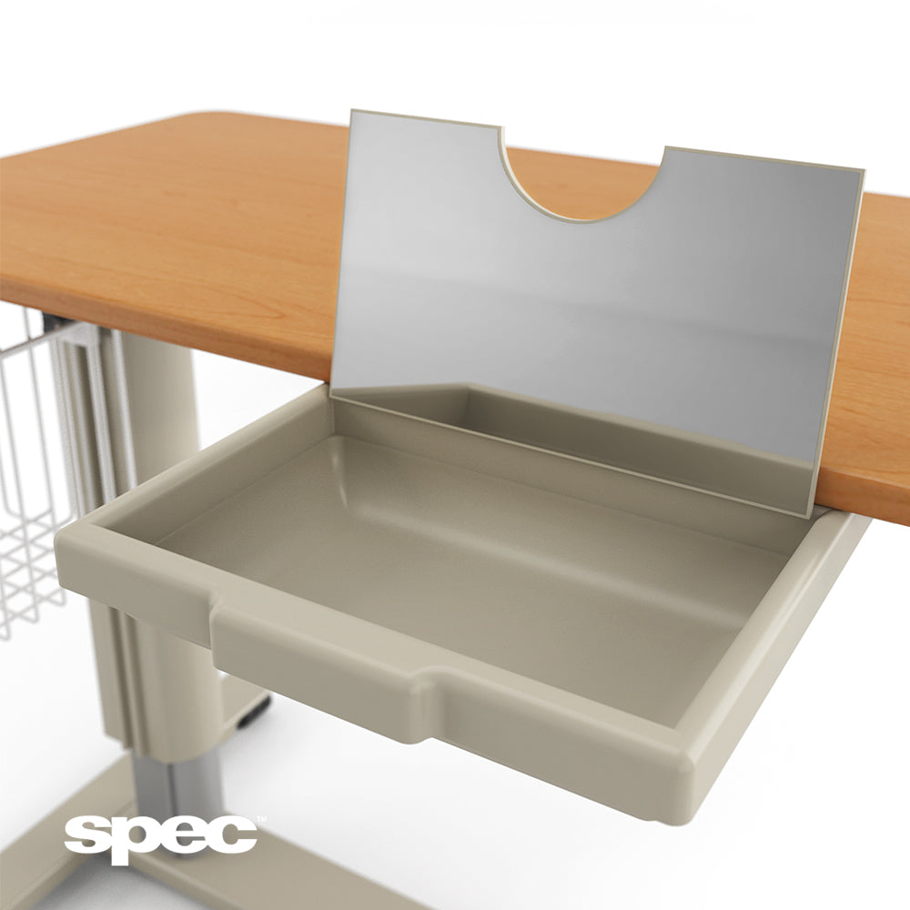 SPEC Overbed Tables – Adjustable Hospital Tables with Infection-Resistant Features