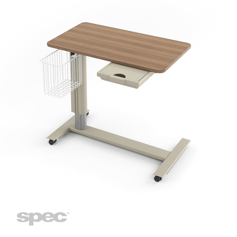 SPEC Overbed Tables – Adjustable Hospital Tables with Infection-Resistant Features