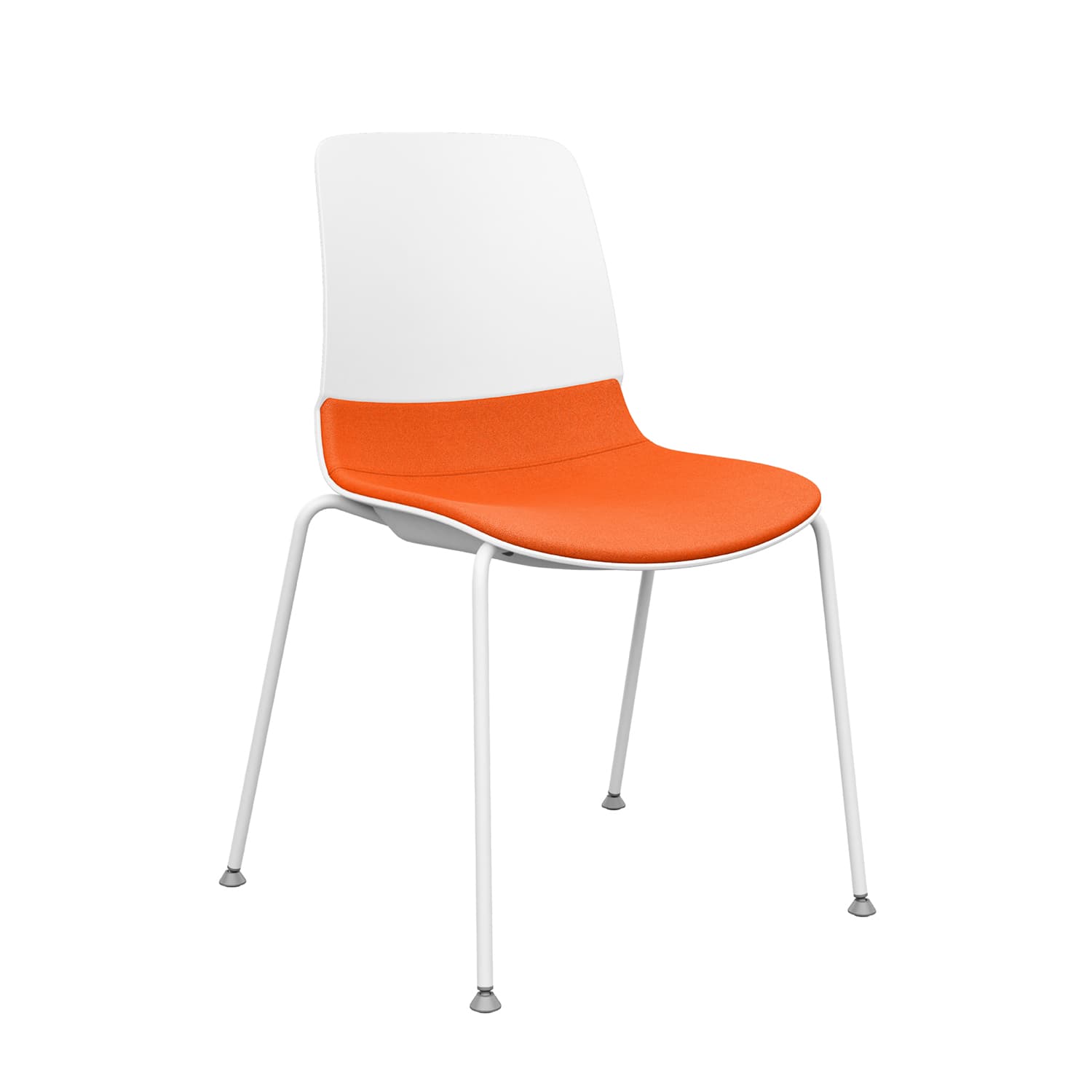 SitOnIt Mika 4-Leg Chair | Stackable, Upholstered Option | Healthcare Seating