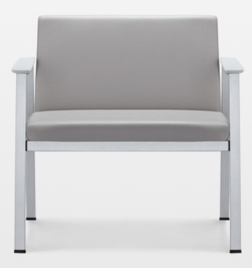 Allseating Ruhe Bariatric Chair | 500lb Capacity | Healthcare & Guest Seating