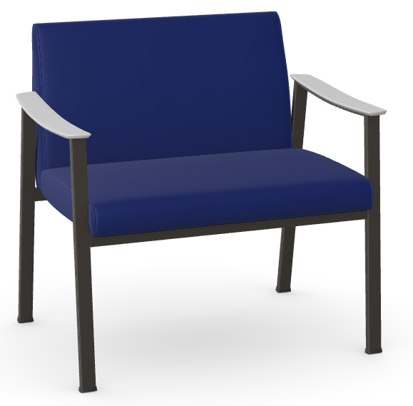 Allseating Ruhe Bariatric Chair | 500lb Capacity | Healthcare & Guest Seating