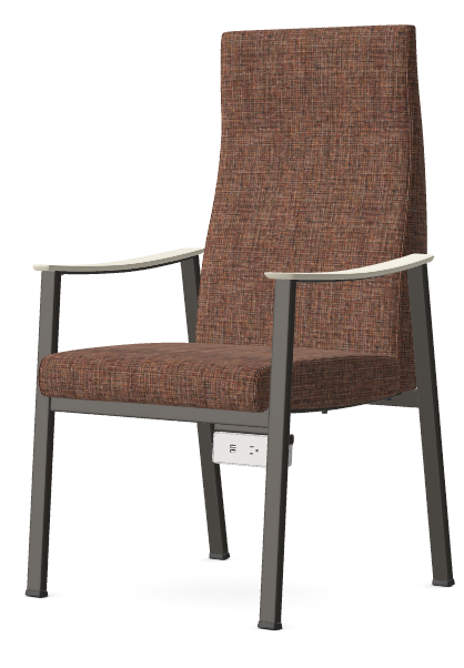 Allseating Rühe Rocking Chair | 400lb Capacity | Healthcare and Senior Seating