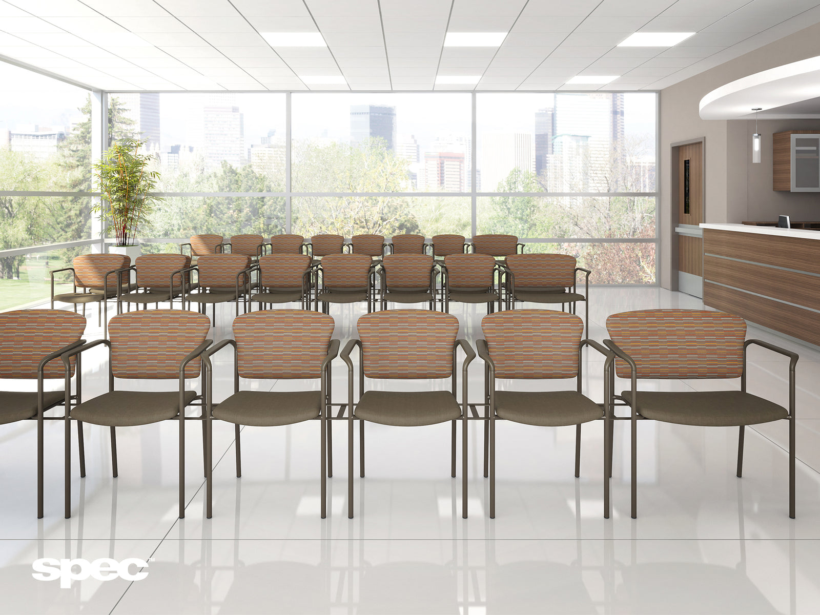 SPEC Snowball 2 Bariatric Chairs – Heavy-Duty 500 lbs Capacity,  Ideal for Healthcare, Offices & Waiting Areas