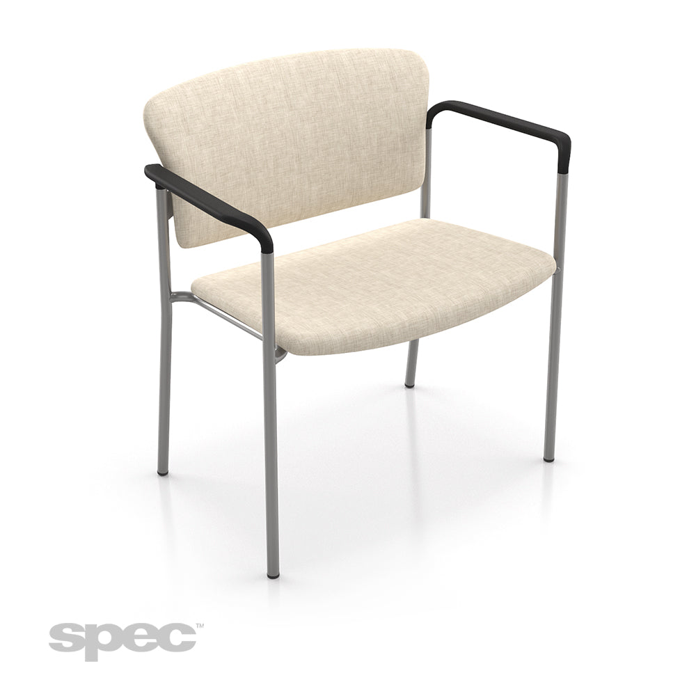 SPEC Snowball 2 Bariatric Chairs – Heavy-Duty 500 lbs Capacity,  Ideal for Healthcare, Offices & Waiting Areas