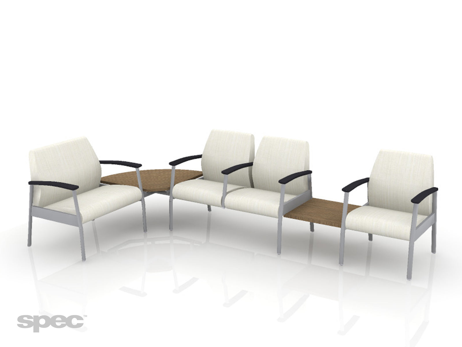 Calvin Series Lounge Seating – Public Space Furniture with Solid Surface Options
