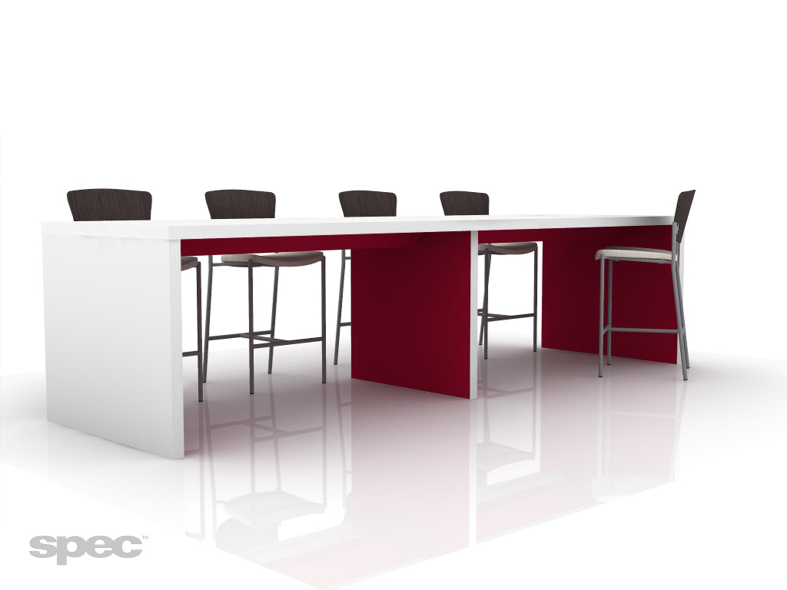 EndZone Collaborative Table – Power Options for Office & Healthcare
