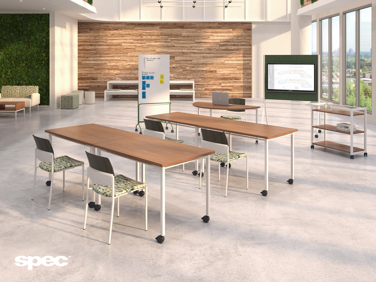 Spec Latch Conference Table – Modular, Reconfigurable Furniture for Healthcare