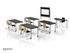 Spec Latch Conference Table – Modular, Reconfigurable Furniture for Healthcare