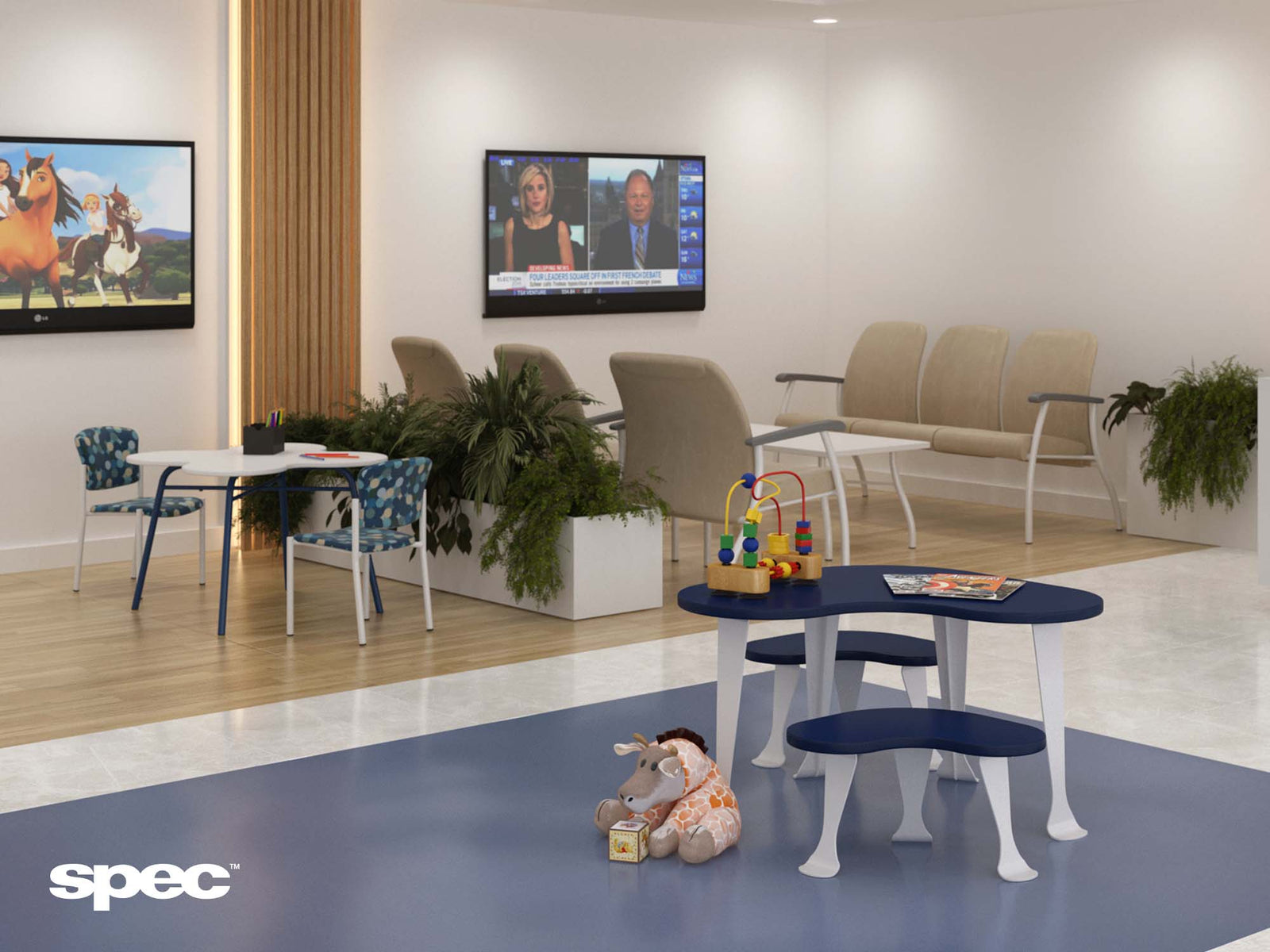 SPEC Snowflake Kids Furniture Series–Children’s Seating for Schools, Daycares & Healthcare