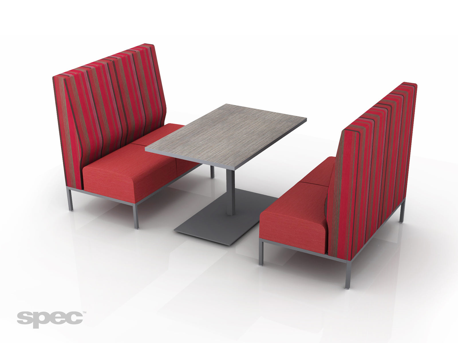 Spec Tailor Booth Seating – Modern Diner-Inspired Healthcare Seating – High Back Privacy