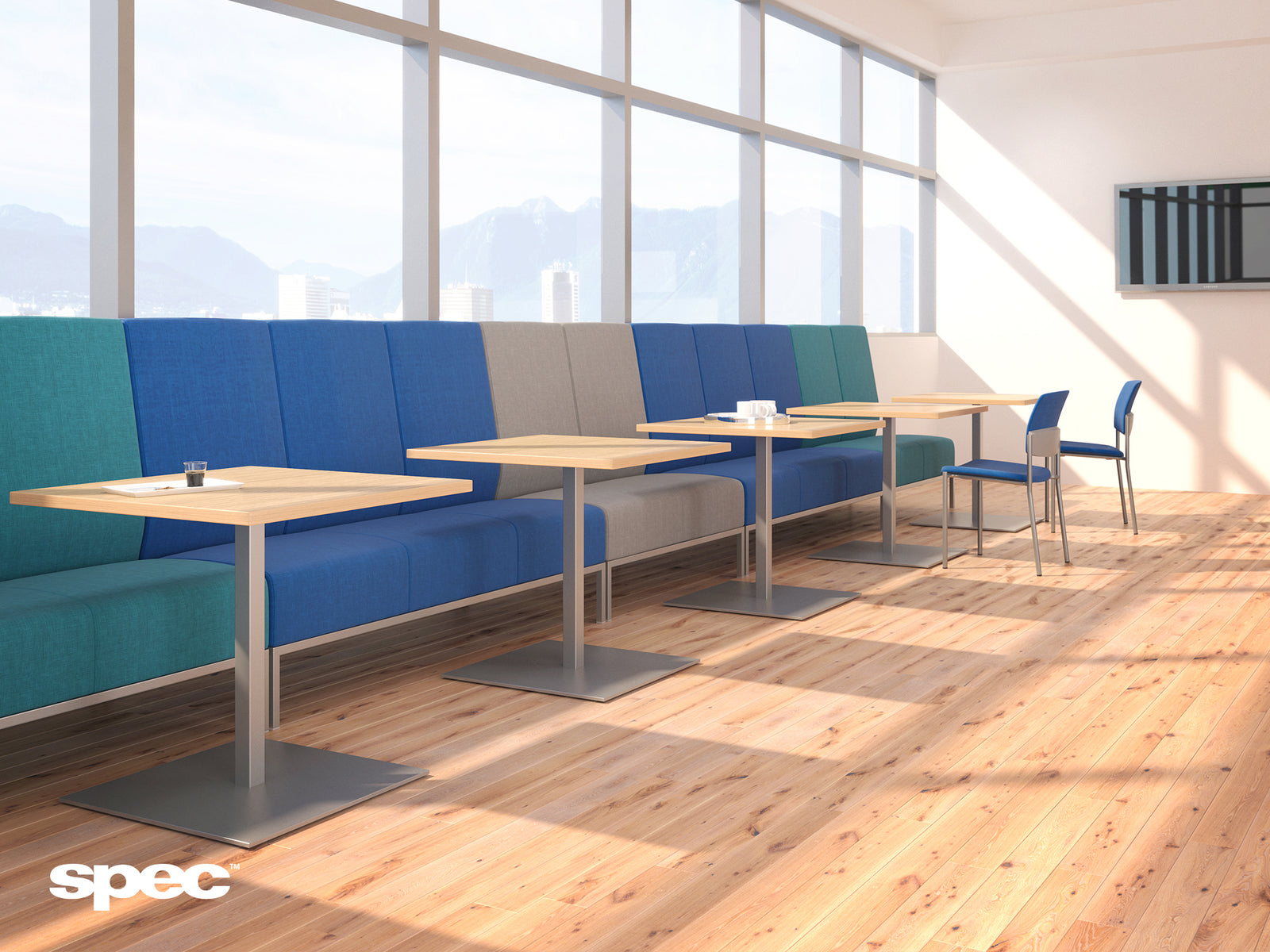Spec Tailor Booth Seating – Modern Diner-Inspired Healthcare Seating – High Back Privacy