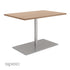 SPEC Tailor Booth Tables – Diner-Style Cafeteria Tables - Flat Base