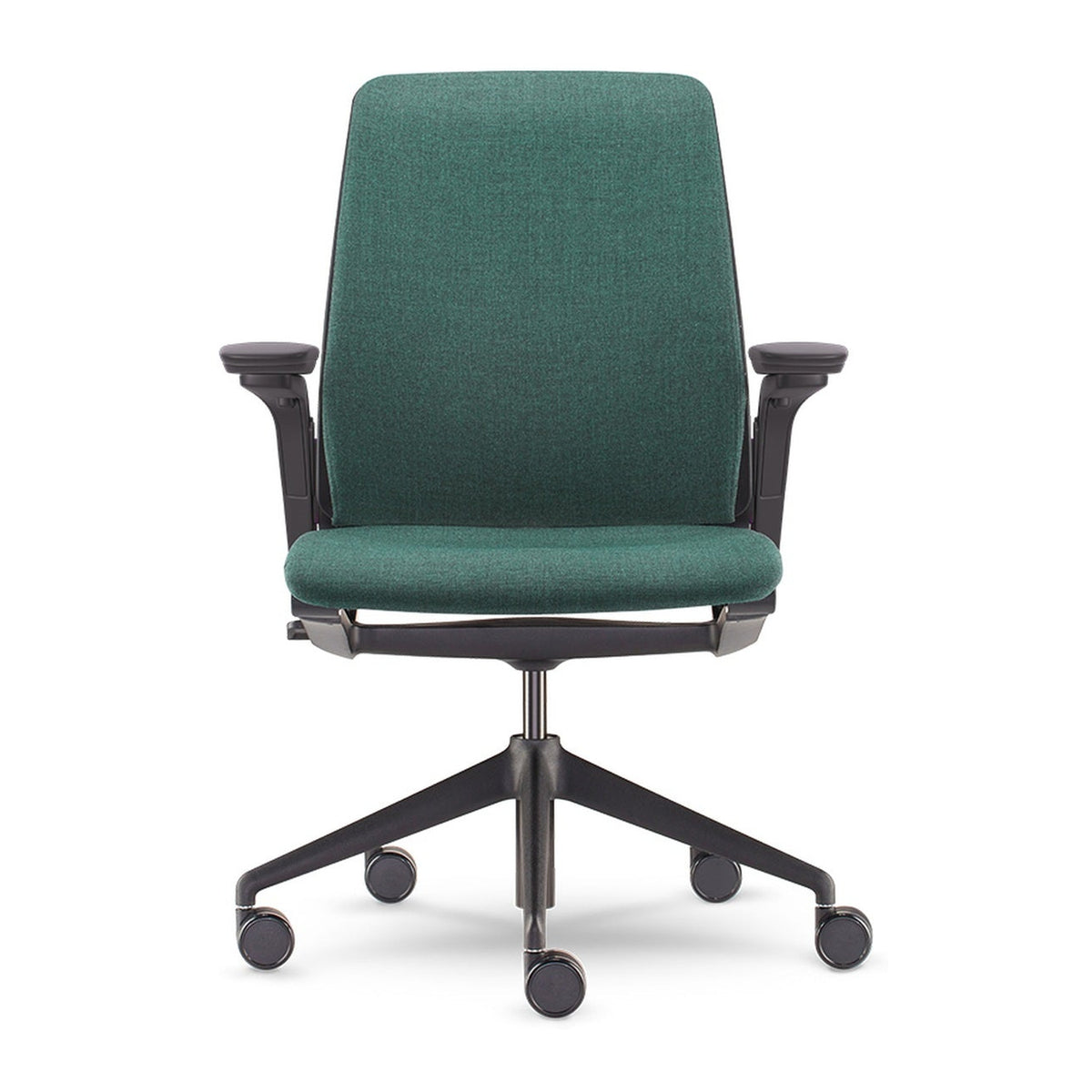 Allseating Attune | Task Chair — Attune — Attune with Height Adjustable Arm and Pivoting Armcaps