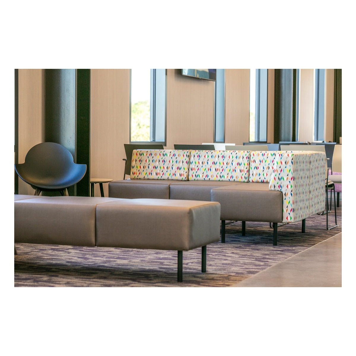 Exchange seating installed at Legacy Community Health; manufacturer project example