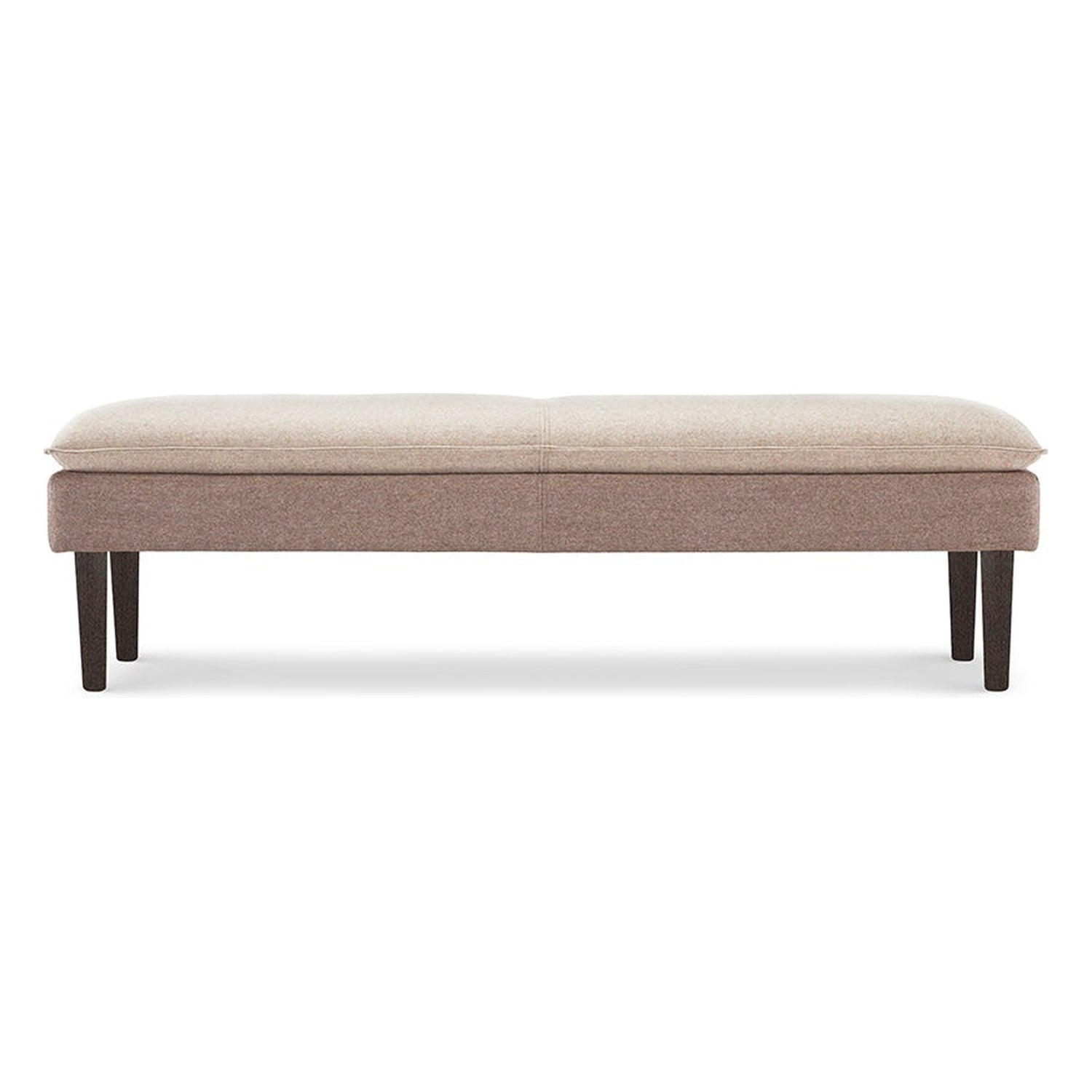 Watson | Bench — manufacturer example upholstery and leg finish