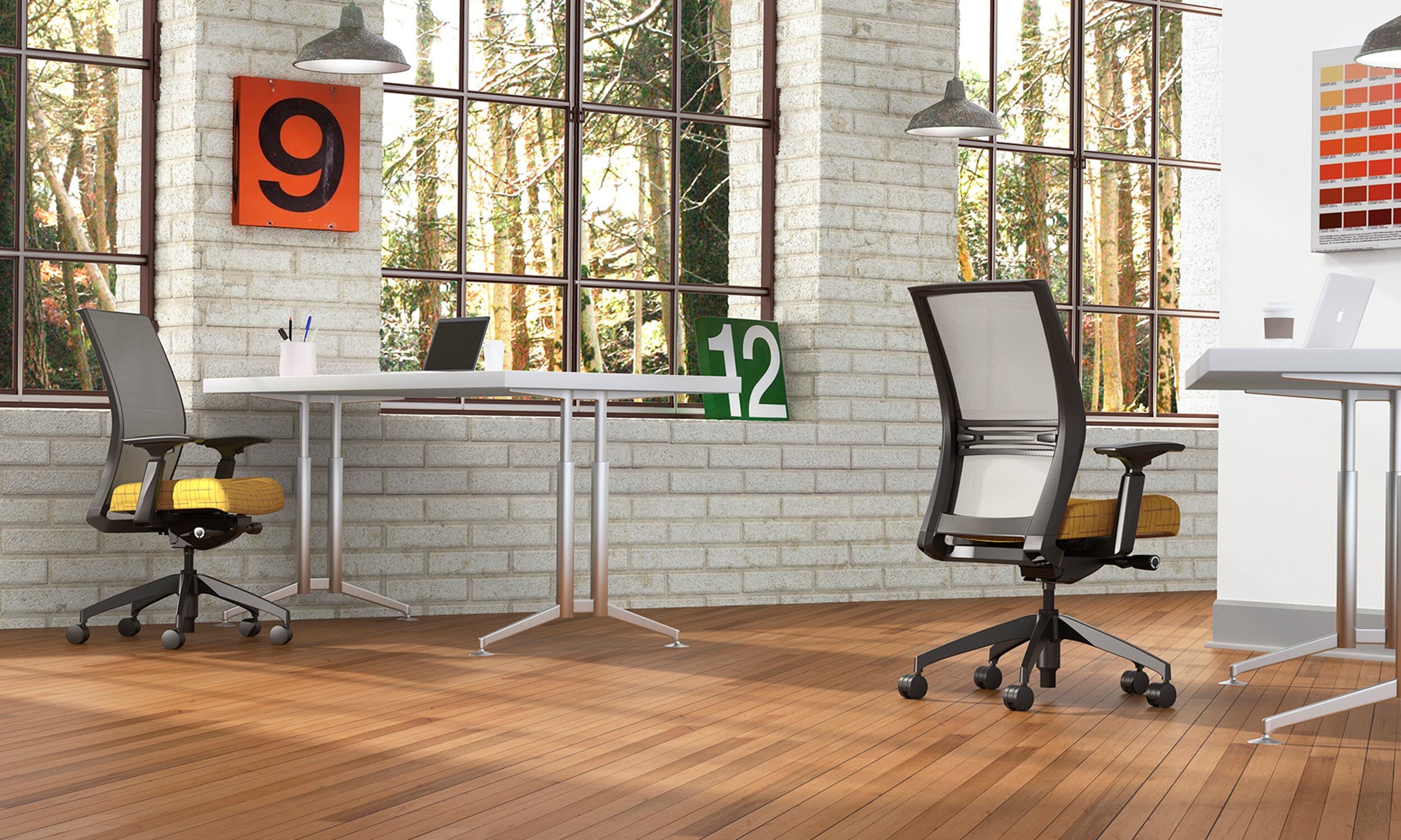Amplify Midback: Ergonomic Comfort & Modern Office Chair Design Office Chair, Conference Chair, Meeting Chair SitOnIt 