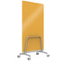 Q! Mobile Dual-Sided Glass Writing Board for Clinical Staff