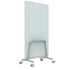 Q! Mobile Dual-Sided Glass Writing Board for Clinical Staff