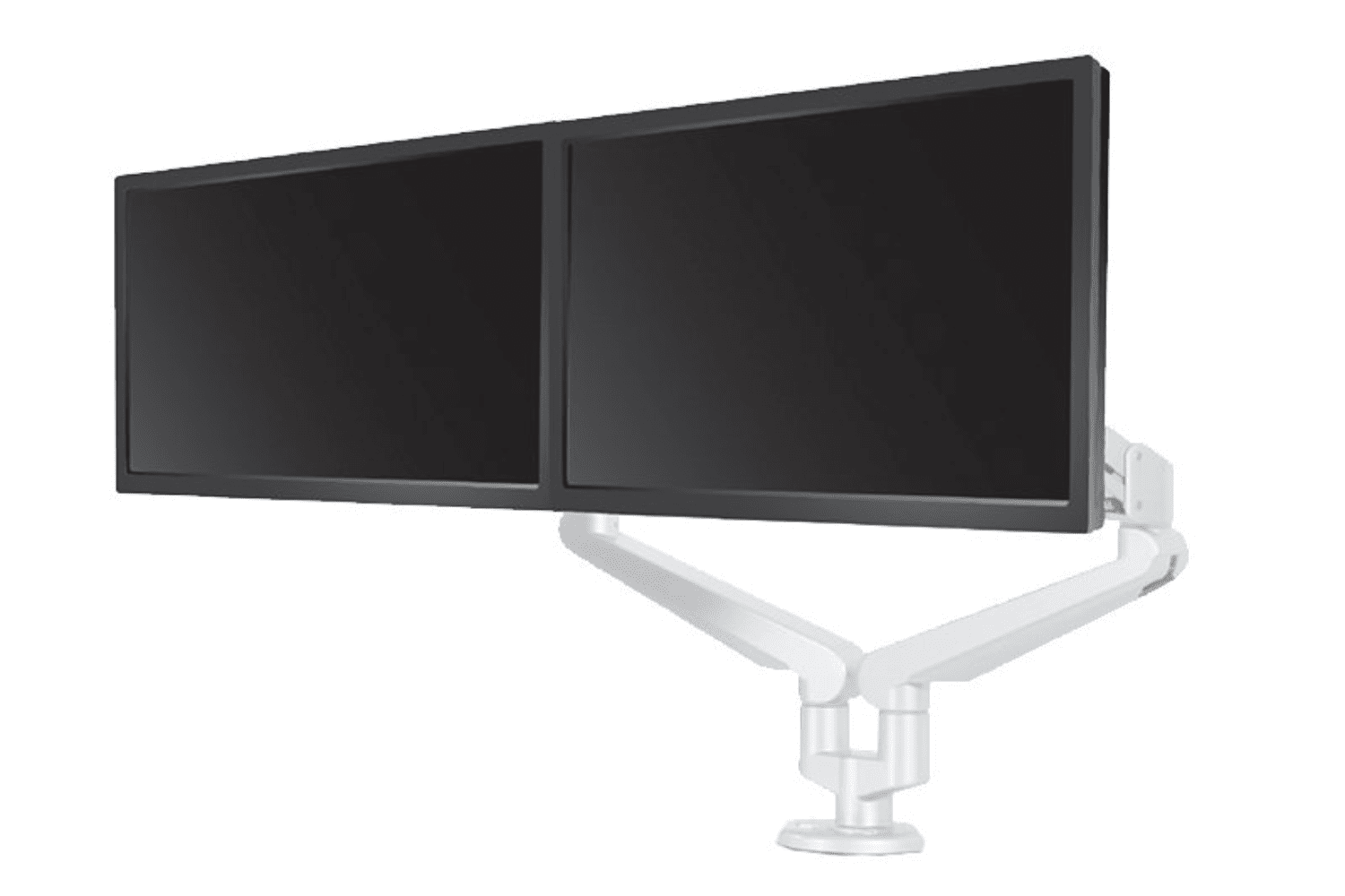 Edge Series Dual Monitor Arm – Sleek Design Dual Monitor Arm Fellowes 