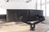 Edge Series Dual Monitor Arm – Sleek Design Dual Monitor Arm Fellowes 