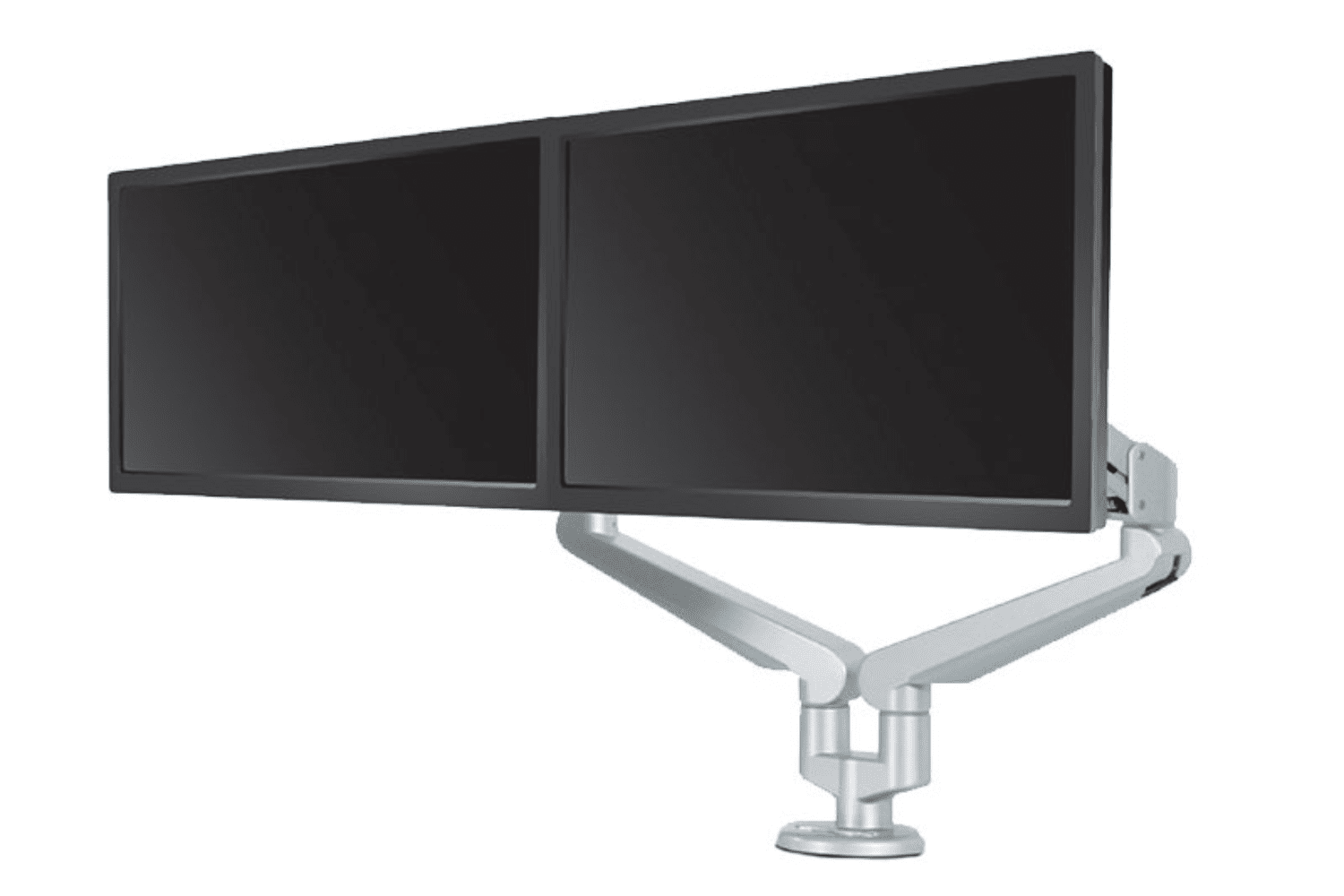 Edge Series Dual Monitor Arm – Sleek Design Dual Monitor Arm Fellowes 
