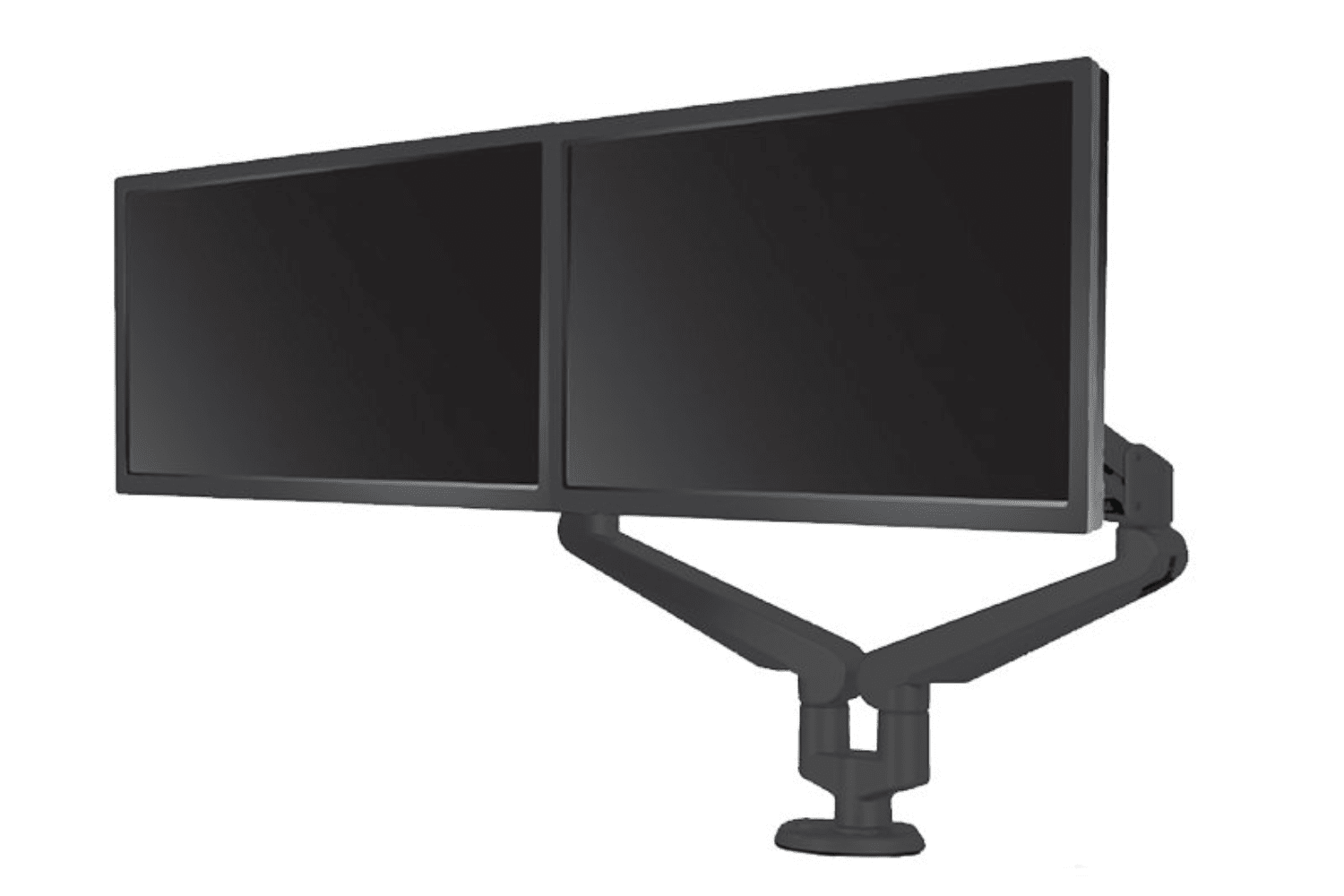 Edge Series Dual Monitor Arm – Sleek Design Dual Monitor Arm Fellowes 