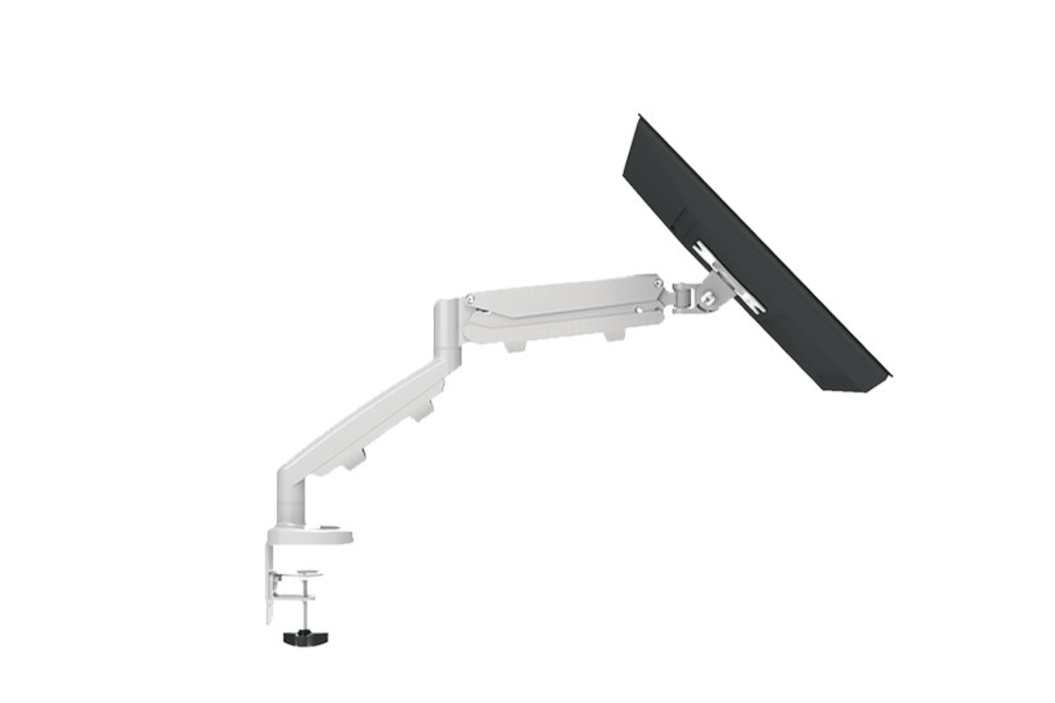 Eppa Series Single Monitor Arm, Silver | Ergonomic & Adjustable Single Monitor Arm Fellowes 