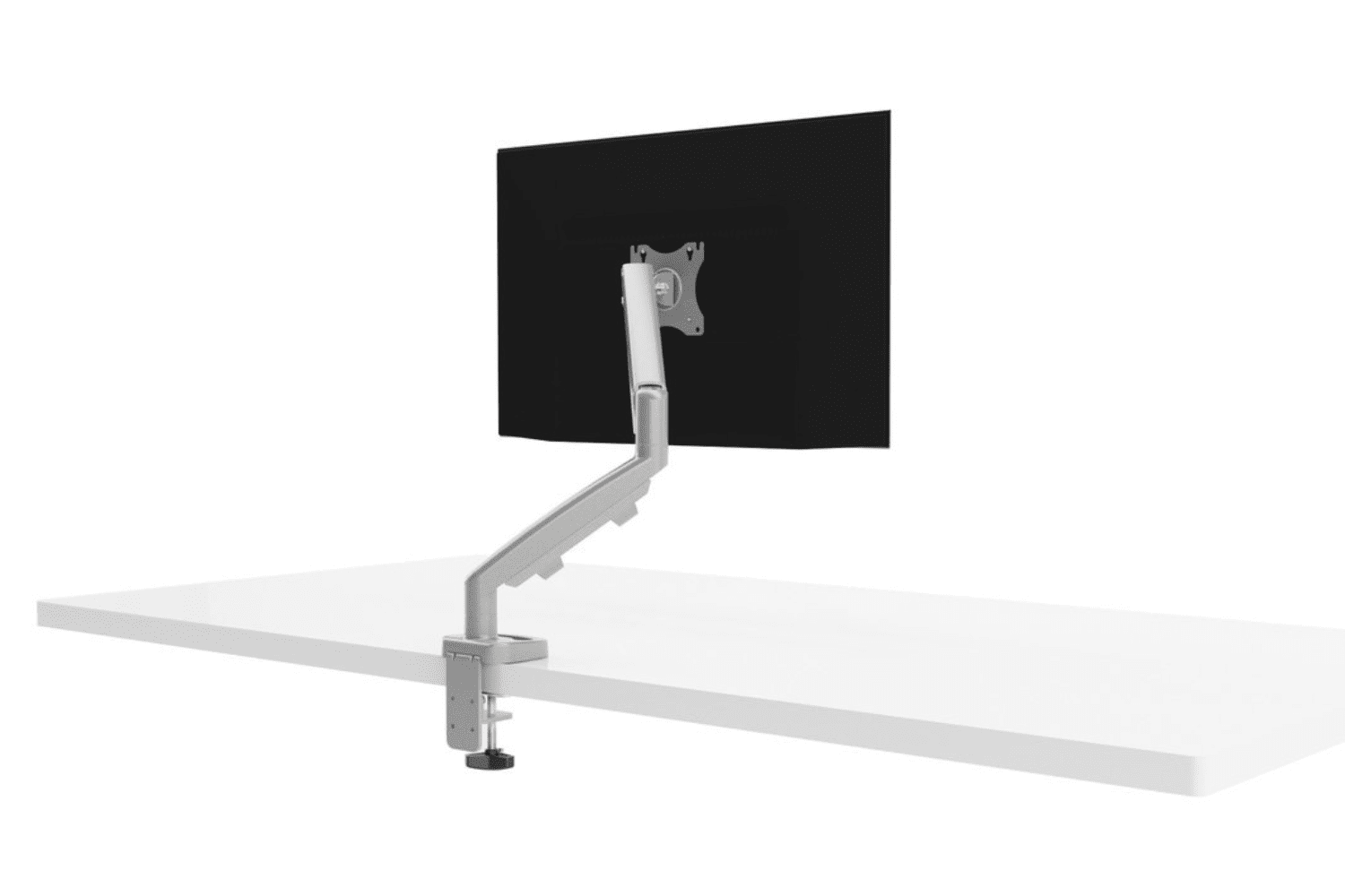 Eppa Series Single Monitor Arm, Silver | Ergonomic & Adjustable Single Monitor Arm Fellowes 